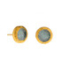 Aquamarine stud Earrings by Nava Zahavi - New Arrival