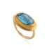 Bright Sky Aquamarine Gold Ring by Nava Zahavi - New Arrival