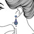 Ayala Bar Sapphire Rain Mystic Ocean Earrings - New Arrival