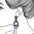 Ayala Bar Ethereal Presence Orchid Picking Earrings - New Arrival