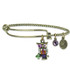 Anne Koplik Wisdom Owl Charm Bangle