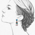 Ayala Bar Clear Coast Saltwater Taffy Earrings