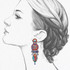Ayala Bar Afro-Desia Swirly Girly Earrings