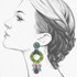 Ayala Bar Matcha Latte Earrings