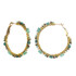 Michal Golan Lush Forest Hoop Earrings 