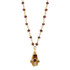 Michal Golan Classic Garnet hamsa Necklace