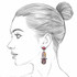 Ayala Bar Sundown Chant Wine and Dine Earrings