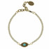 Michal Golan Small Turquoise evil eye bracelet