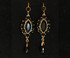 Michal Negrin Oval Dangling Earrings