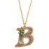 Michal Negrin Initial B 24K Gold Plated Necklace Michal Negrin Initial B 24K Gold Plated Necklace