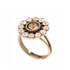 Michal Negrin Crystal Flower Sparkle Ring