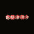 Michal Negrin Crystal Flower Hair Clip