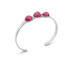 Joidart Anais Red Silver Bracelet