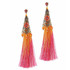 Michal Negrin Fairy Tassels Wire Earrings