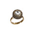 Michal Negrin Clear Crown Swarovski Crystal Adjustable Ring