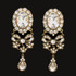 Michal Negrin My Bow White Flowers Clip On Earrings