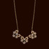 Michal Negrin Gold Bow Crystals Necklace