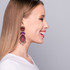 Ayala Bar Deep Fuchsia Young and Beautiful Earrings