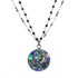 Michal Golan Cerulean Circle of Life Double Chain Necklace