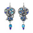 Michal Golan Cerulean Cute as a Button Earrings