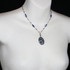 Michal Golan Cerulean Sunday Best Oval Necklace