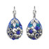 Michal Golan Cerulean Teardrop Lever Earrings