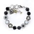 Mariana Lovable Rosette Bracelet in Black Snowflake