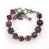 Mariana Lovable Adorned Bracelet in Antiqued Purple