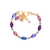 Mariana Petite Marquise and Round Bracelet in Wildberry