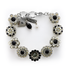 Mariana Extra Luxurious Rosette Bracelet in Dusty Black