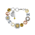 Mariana Lovable Square Cluster Bracelet in Peace