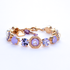 Mariana Lovable Square Cluster Bracelet in Romance