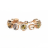 Mariana Extra Luxurious Cluster Bracelet inMeadow Brown