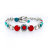 Mariana Round Must Have Bracelet with Rosettes in Happiness Turquoise