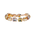 Mariana Emerald Cut Bracelet in Meadow Brown