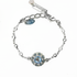 Mariana Cluster Chain Bracelet in Blue Morpho