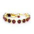 Mariana Lovable Round Bracelet in Red Quartz