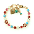 Mariana Petite Flower and Cluster Bracelet in Happiness