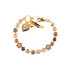 Mariana Petite Flower and Cluster Bracelet in Chai