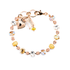 Mariana Alternating Oval and Round Stone Bracelet in Peace