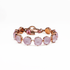 Mariana Small Cushion Cut Bracelet in Sun Kissed Rose