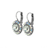 Mariana Cluster Disc Bridal Leverback Earrings in On A Clear Day