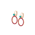 Mariana Circle Leverback Earrings in Happiness Turquoise