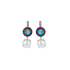 Mariana Double Stone Leverback Earrings in Happiness