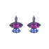 Mariana Double Marquise Leverback Earrings in Wildberry