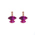 Mariana Double Marquise Leverback Earrings in Hibiscus