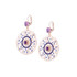 Mariana Filigree Leverback Earrings in Wildberry