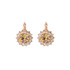 Mariana Extra Luxurious Flower Leverback Earrings in Chai