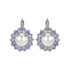 Mariana Extra Luxurious Flower Leverback Earrings in Romance