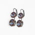 Mariana Small and Large Cushion Cut Leverback Earrings Sun Kissed Twilight